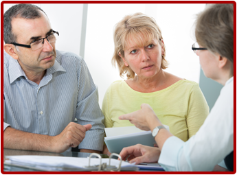 Accountant Advising an Older Couple